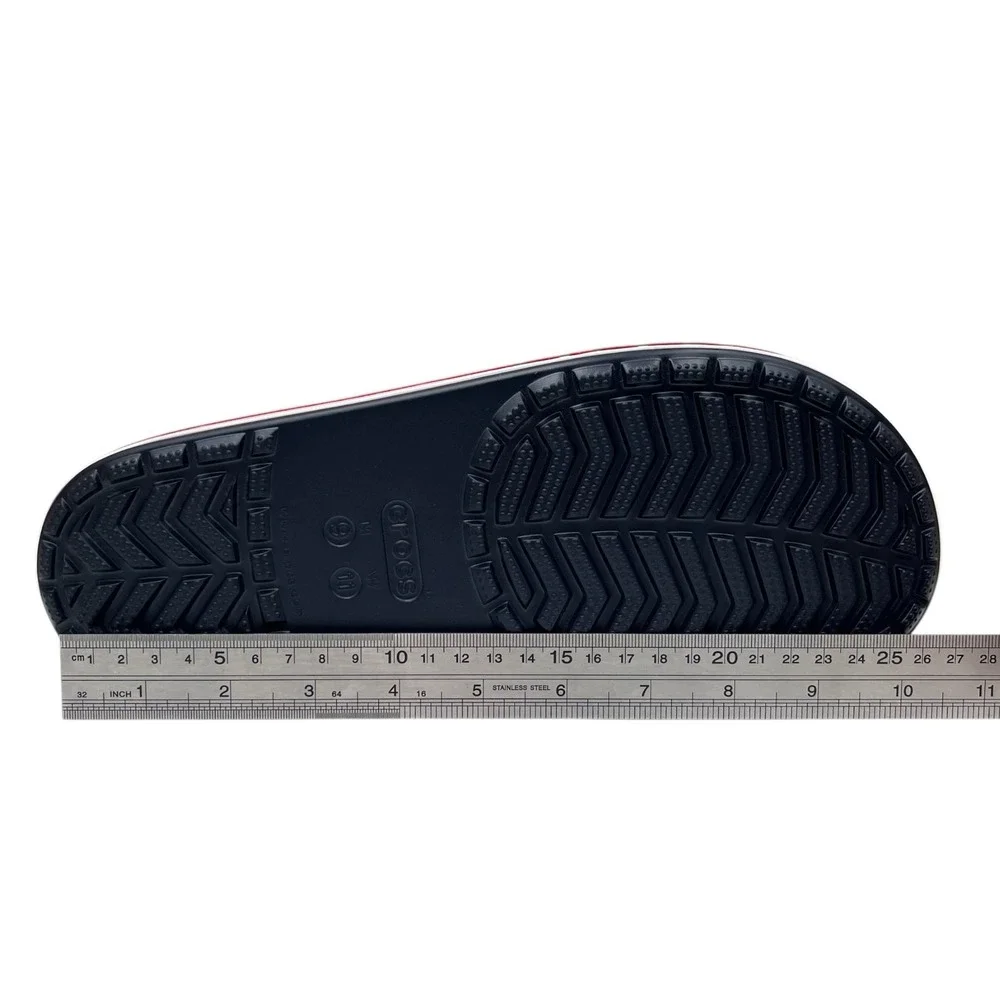 Crocs Bayaband Mens Slide Sandals Size 9 Navy Blue Water‎ Friendly Lightweight